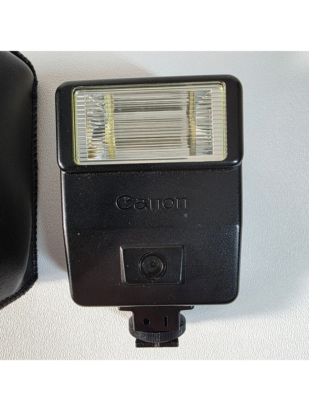 Canon Speedlite 155A Shoe Mount Strobe Flash for Film Camera Hot Shoe w/ Case
